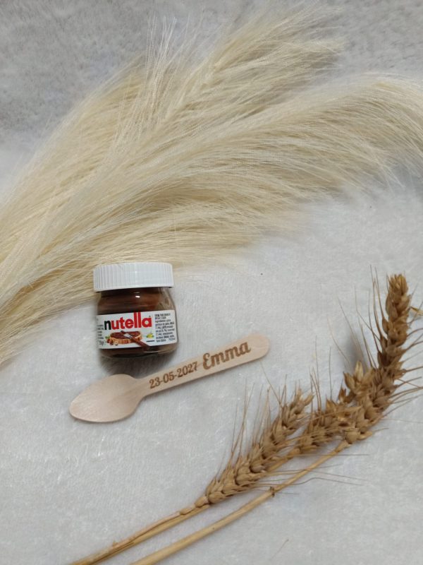 Nutella y cucharita personalizada
