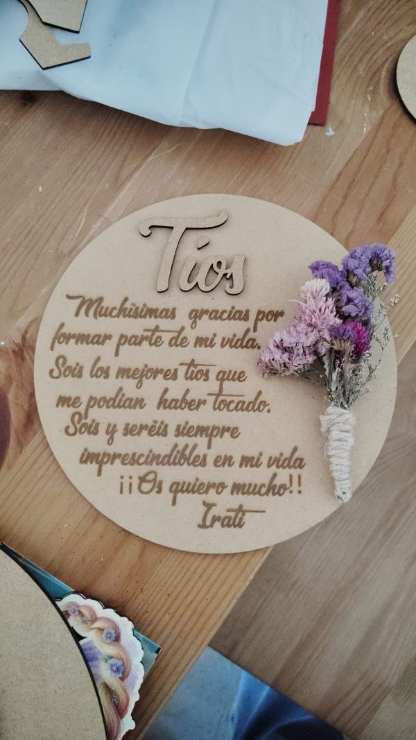 Cuadro dedicatoria - Imagen 6