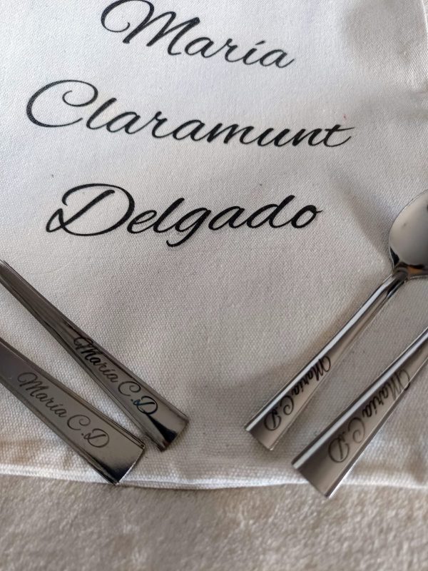 Saco con cubiertos personalizados - Imagen 3