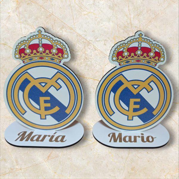 Escudo equipo en madera