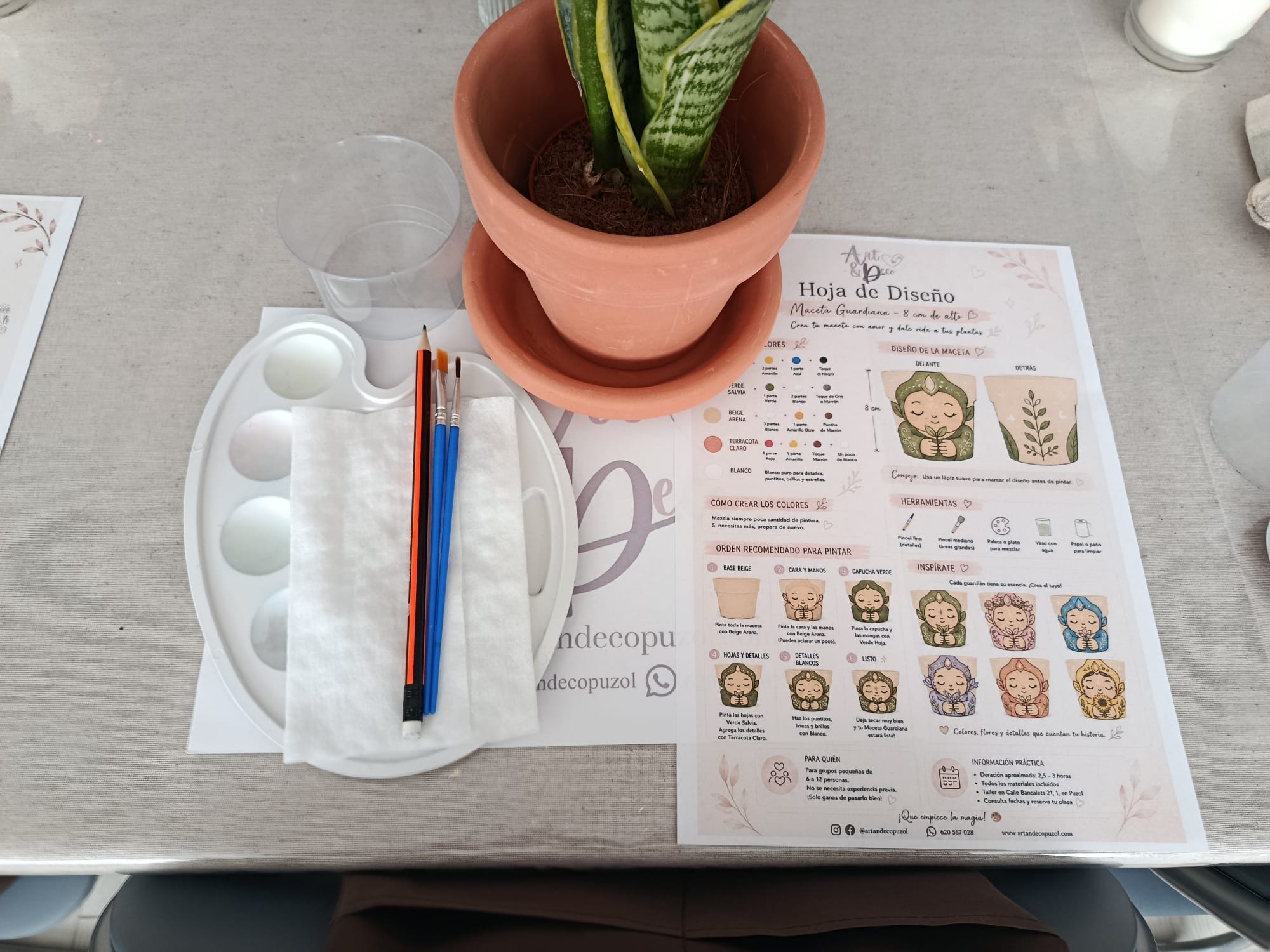 Taller Creativo – Maceta Guardiana 🌿✨