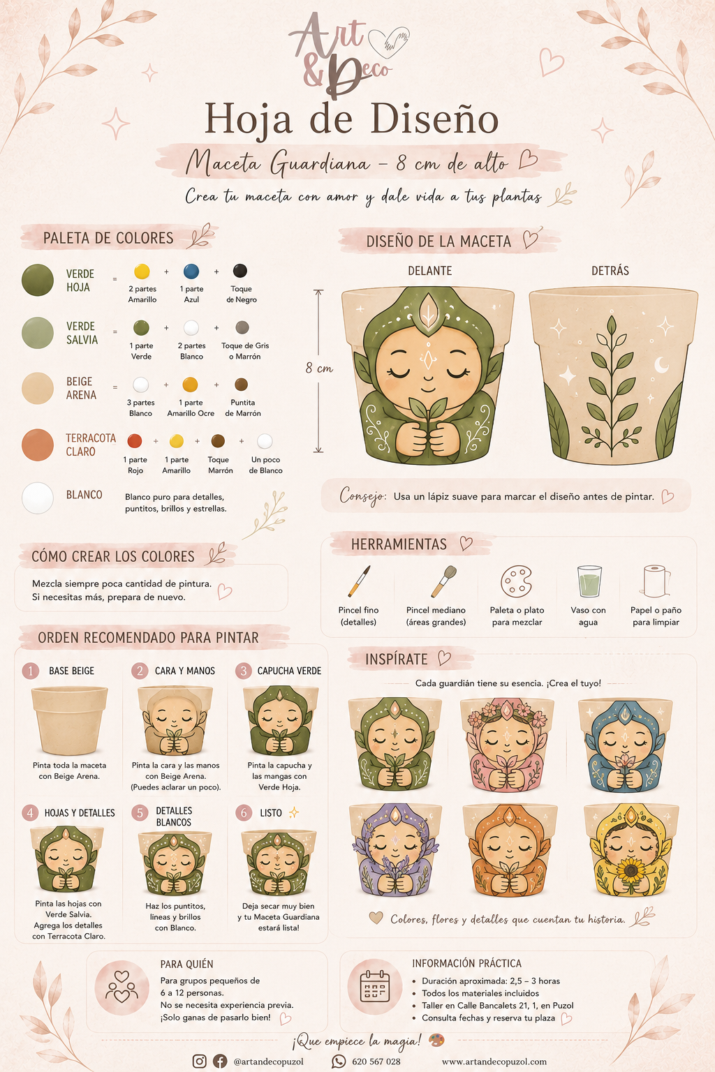 Taller Creativo – Maceta Guardiana 🌿✨ - Imagen 2