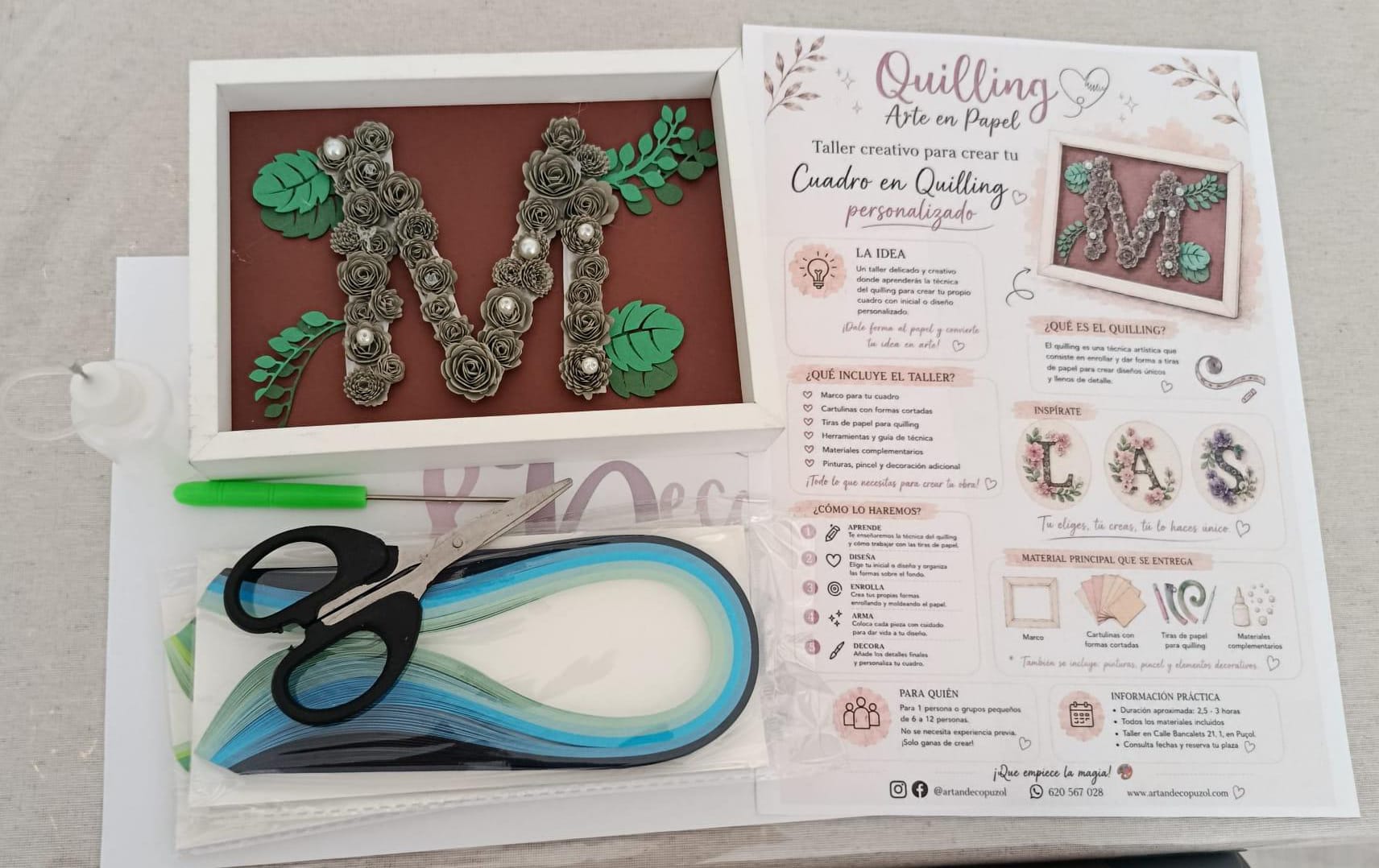 Taller de Quilling – Arte en Papel ✨📜