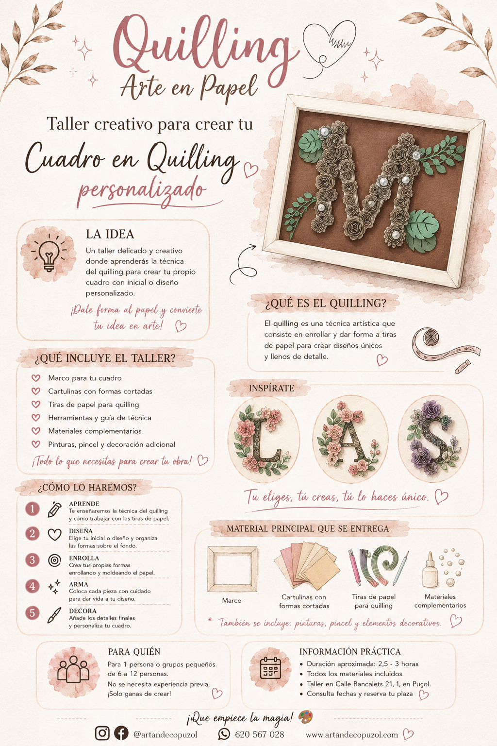 Taller de Quilling – Arte en Papel ✨📜 - Imagen 2